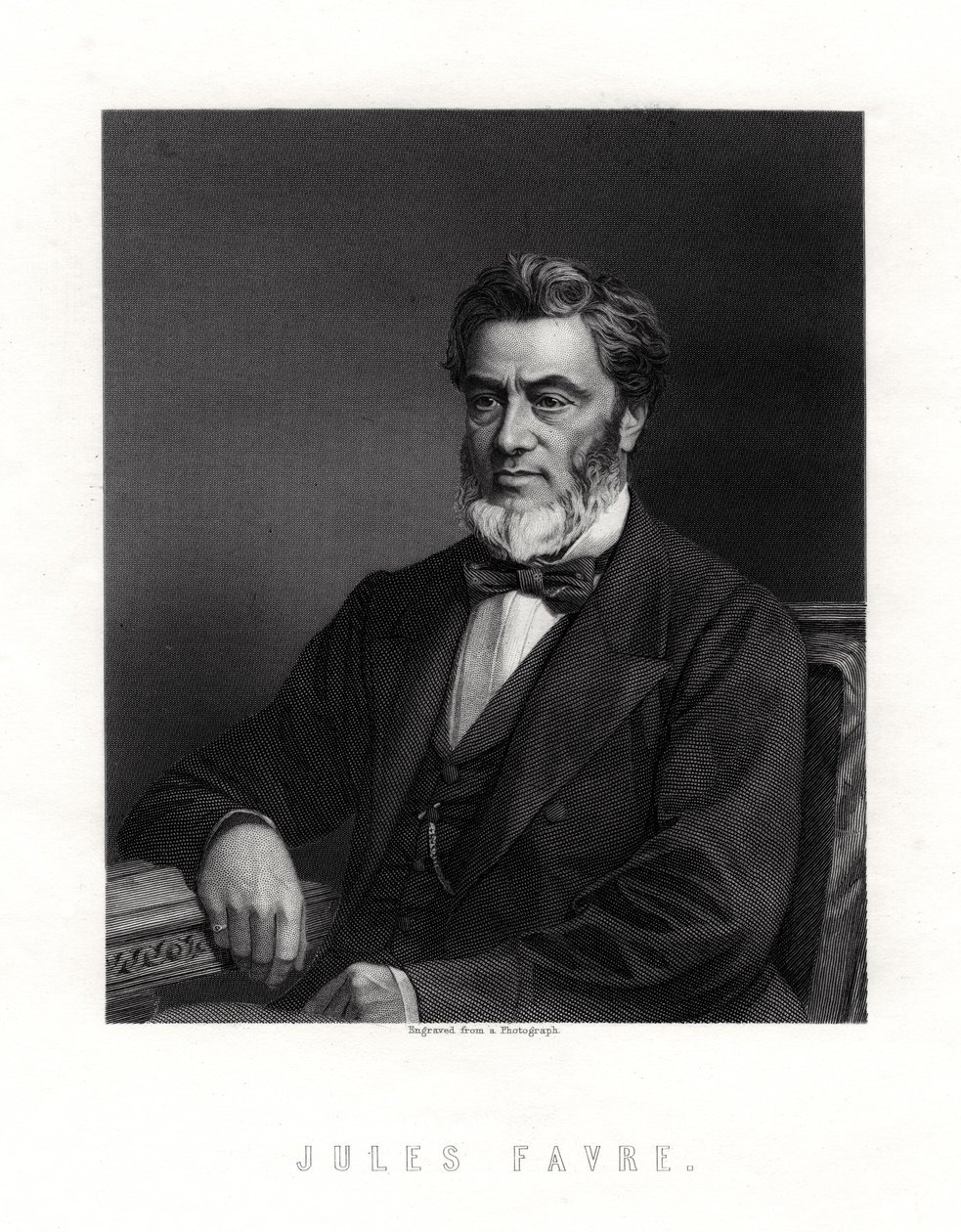 Jules Claude Gabriel Favre, French statesman by Unbekannt