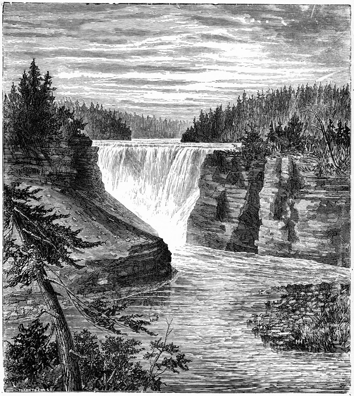Kakabeka Falls, Ontario, Canada by Unbekannt