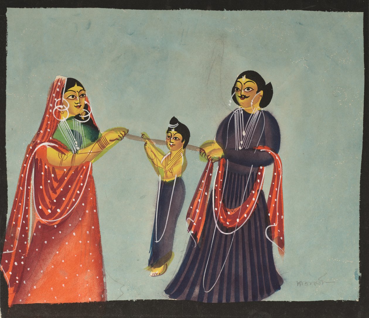 Kalighat Painting by Unbekannt