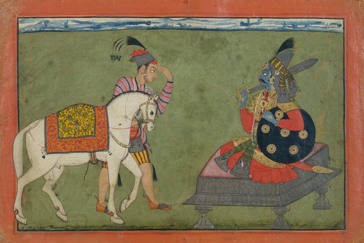 Kalki Avatar, the Future Incarnation of Vishnu by Unbekannt