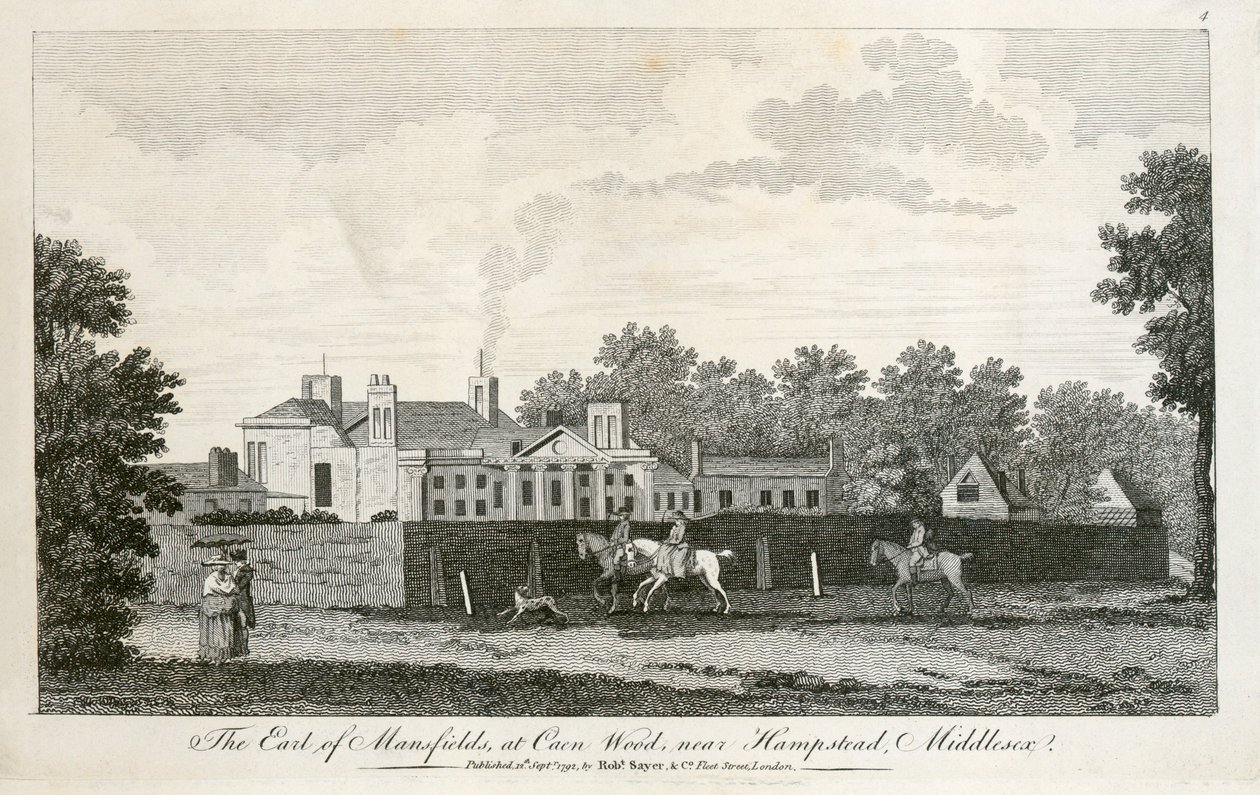 Kenwood House, Hampstead, London, 1792 by Unbekannt