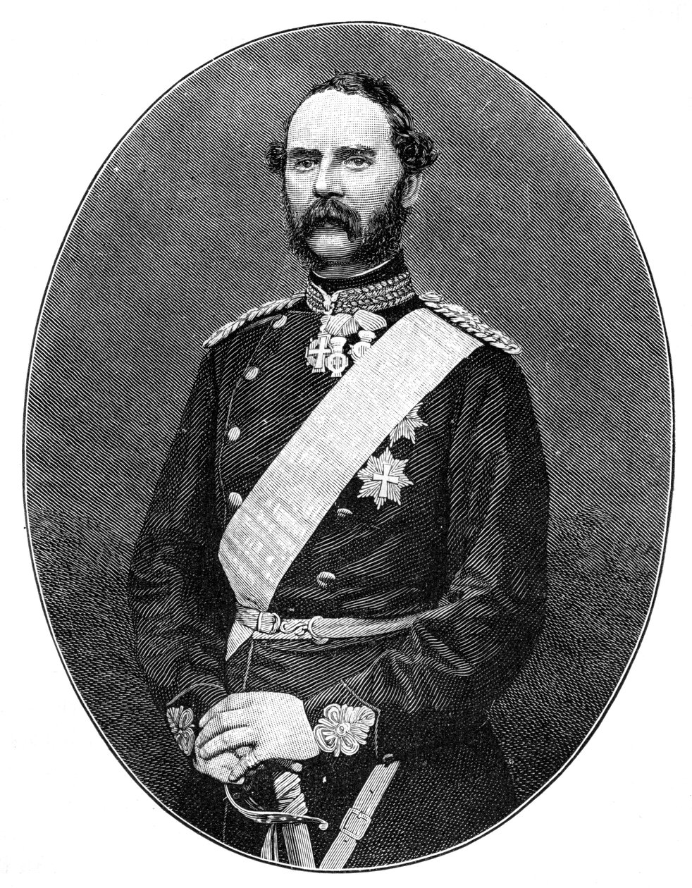 King Christian IX of Denmark by Unbekannt