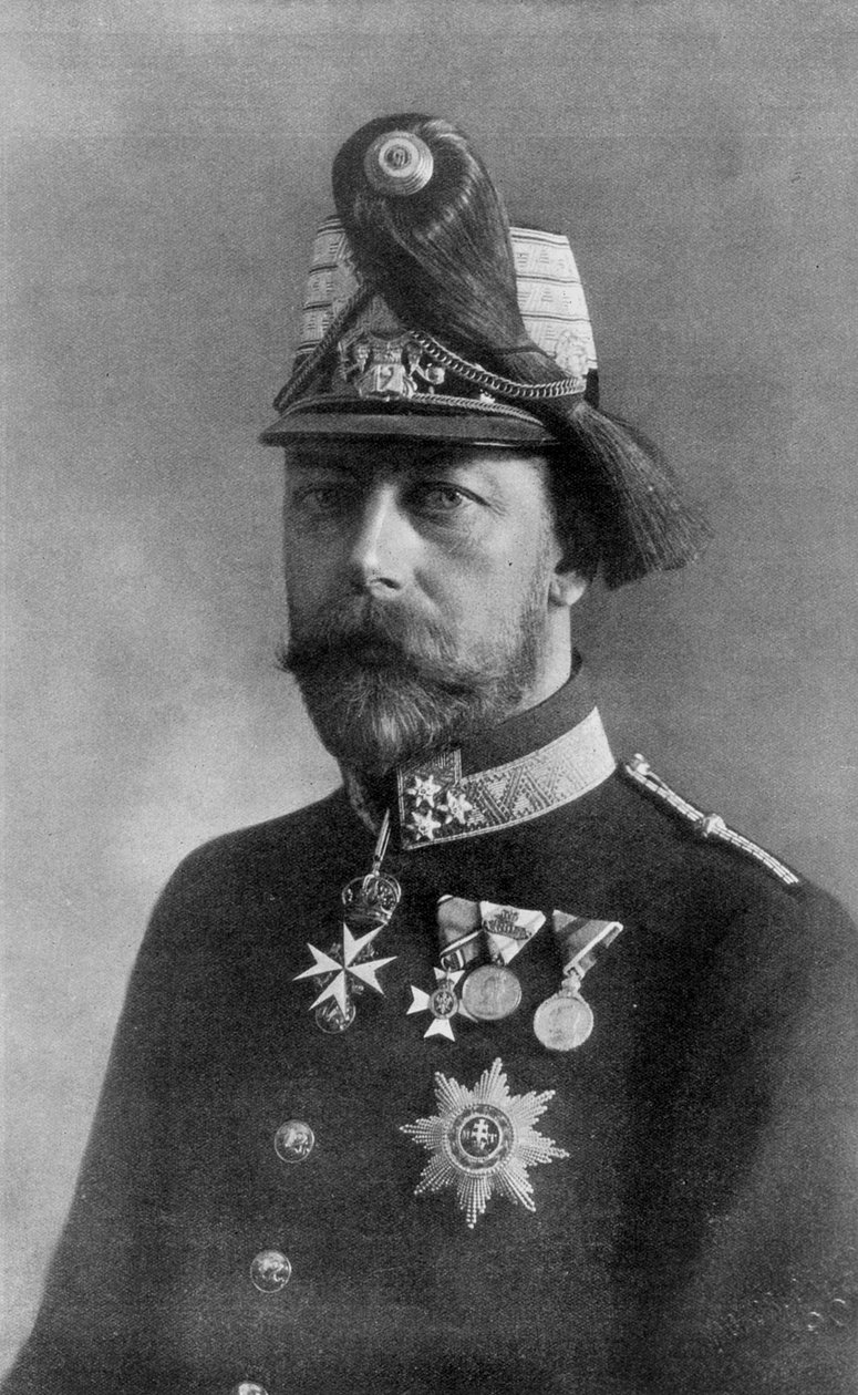 King George V in Austrian Uniform, 1910 by Unbekannt