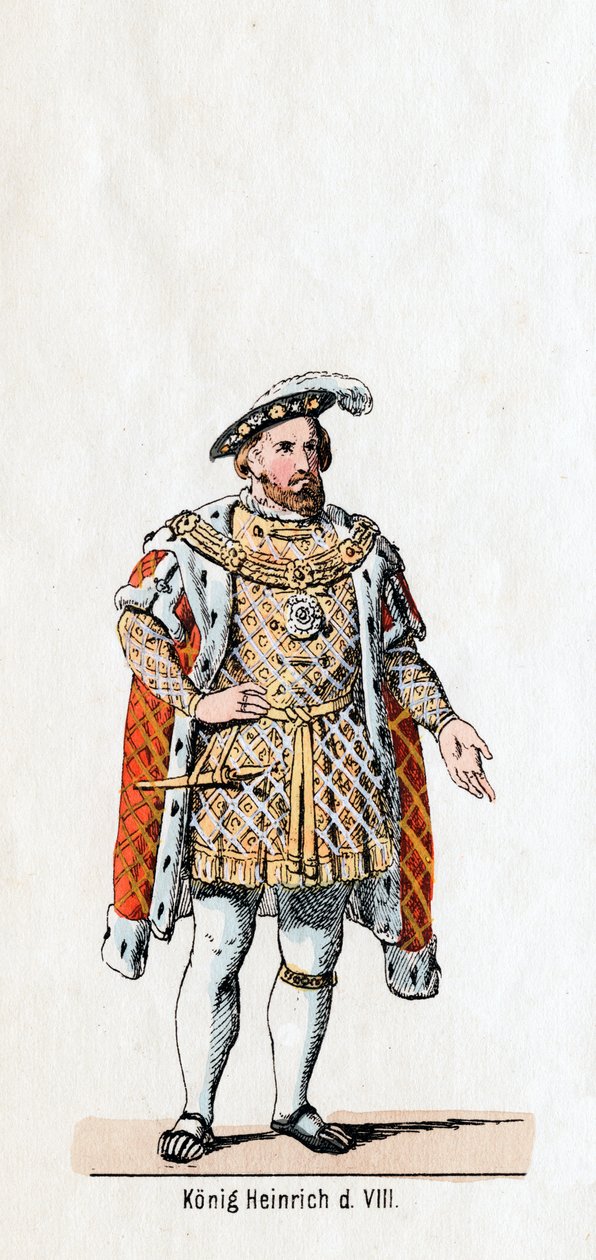 King Henry VIII of England, Costume Design for Shakespeare