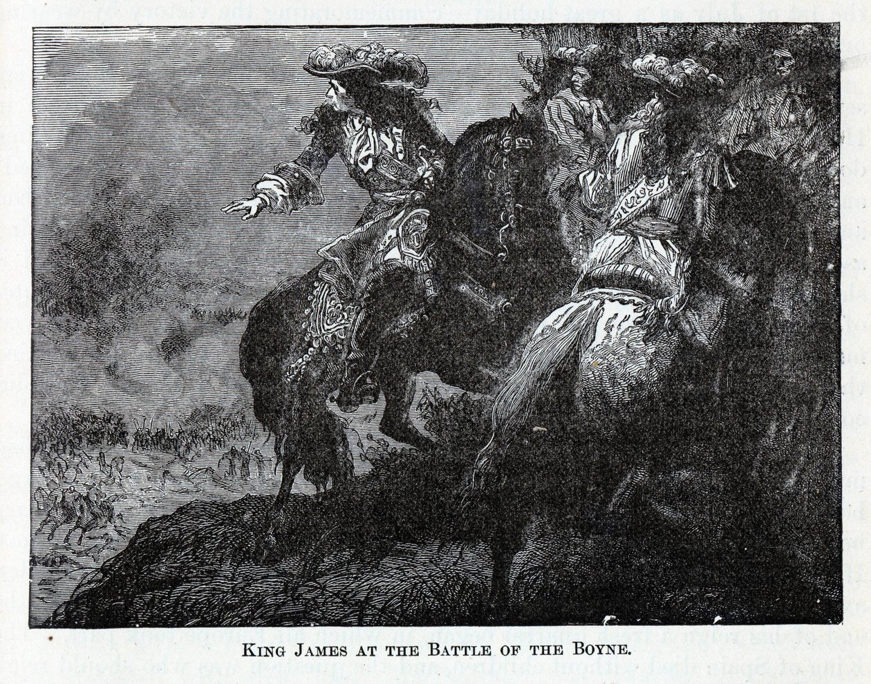 King James at the Battle of the Boyne by Unbekannt
