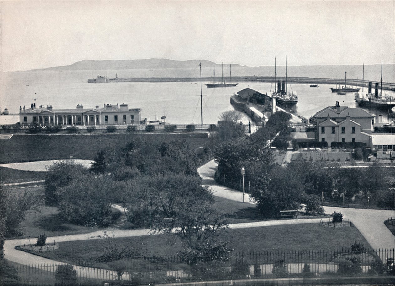 Kingstown - General View of the Harbour by Unbekannt