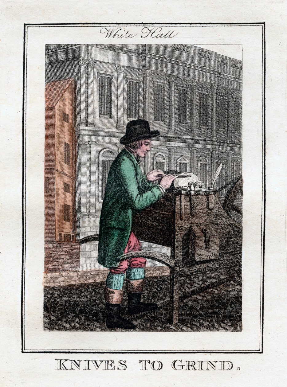 Knives to Grind, Whitehall, London by Unbekannt
