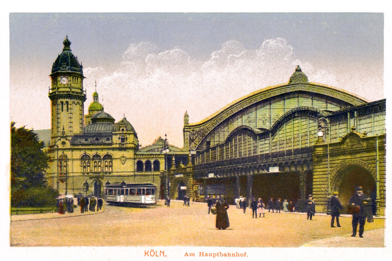 Cologne, Central Station by Unbekannt