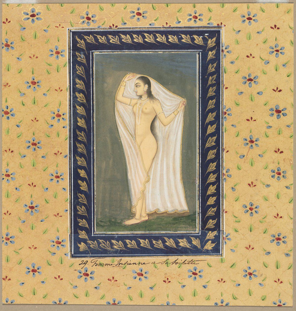 Lady After a Bath, 1700s by Unbekannt
