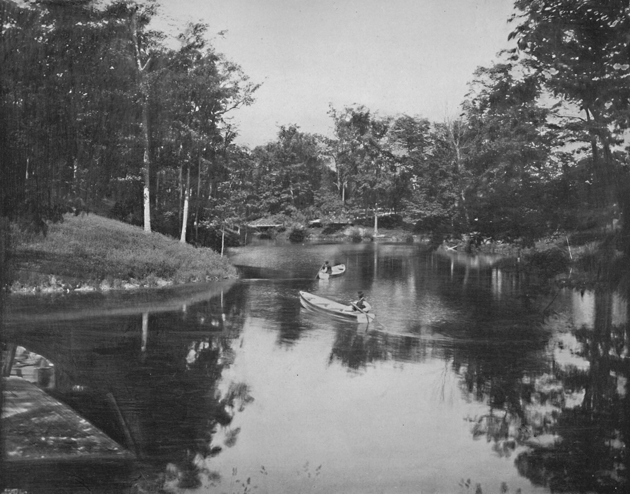 Lakelet in the Grounds of the Soldiers Home, Milwaukee