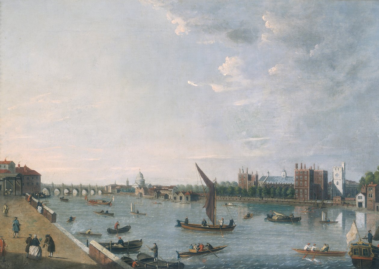 Lambeth Palace from Horseferry by Unbekannt