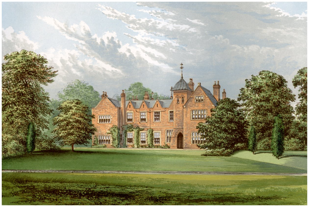Lea, Lincolnshire, home of Baronet Anderson, c1880 by Unbekannt