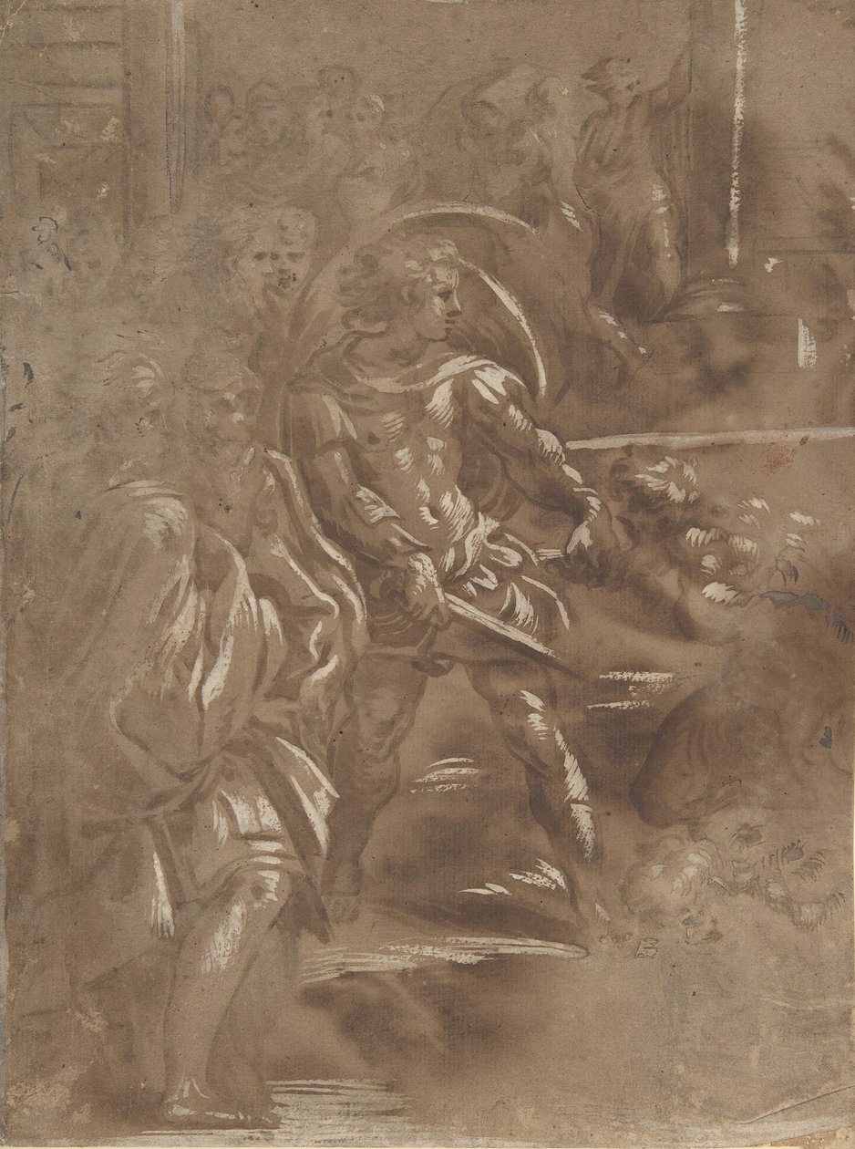 Left Third of a Martyrdom of Saint Peter and Saint Paul by Unbekannt