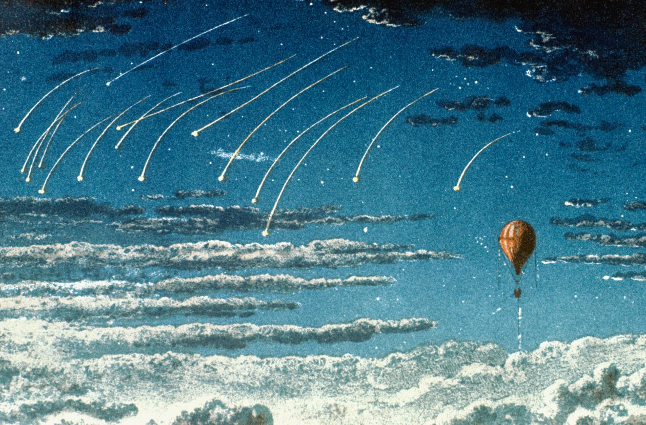 Leonid meteor shower, 1870 by Unbekannt