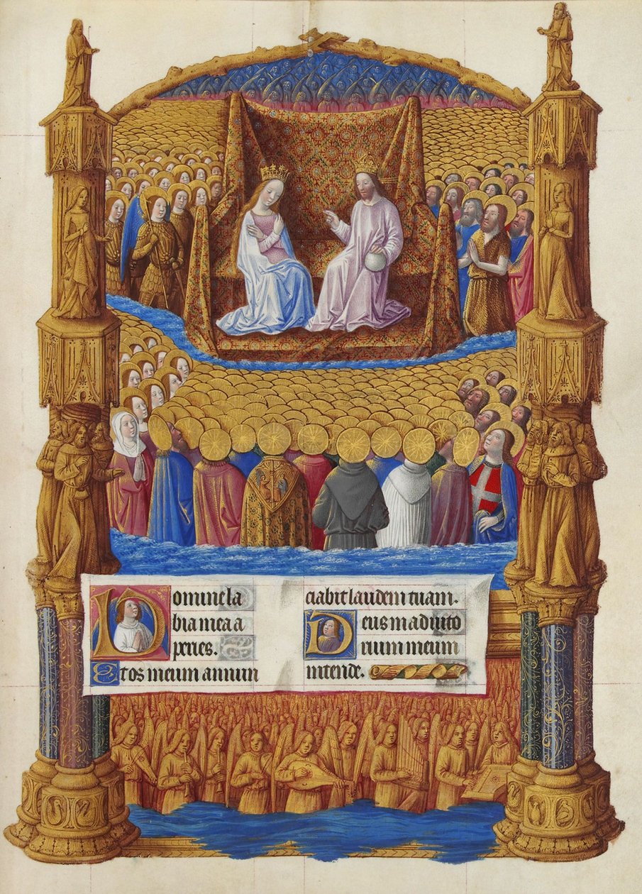 Les Très Riches Heures du Duc de Berry, Folio 126r - Paradise by Unbekannt
