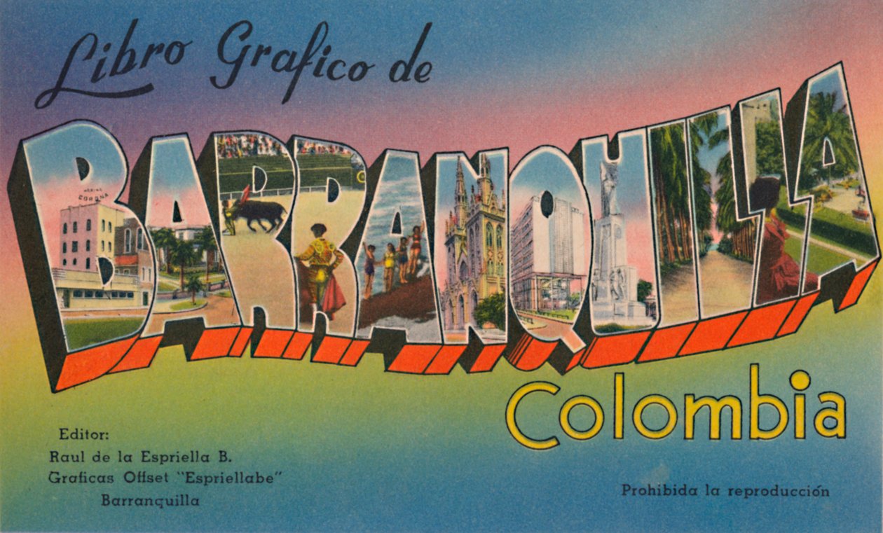 Libro Grafico de Barranquilla Colombia, c1940s by Unbekannt