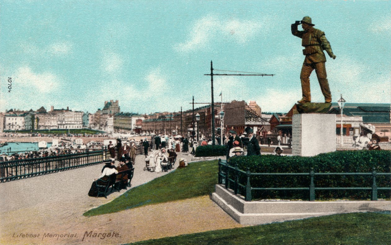 Lifeboat Memorial, Margate, Kent, c1905 by Unbekannt