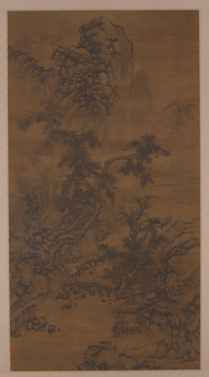 Listening to the Pines in a Riverside Pavilion, 16th century by Unbekannt