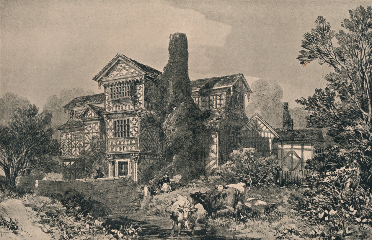Little Moreton Hall, Cheshire by Unbekannt