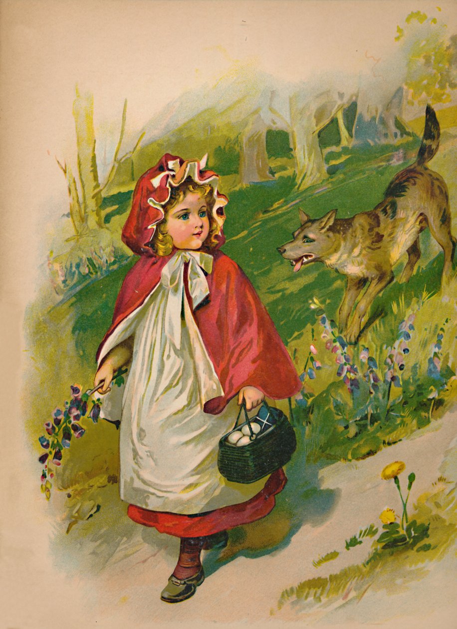 Little Red Riding Hood by Unbekannt: Buy fine art print