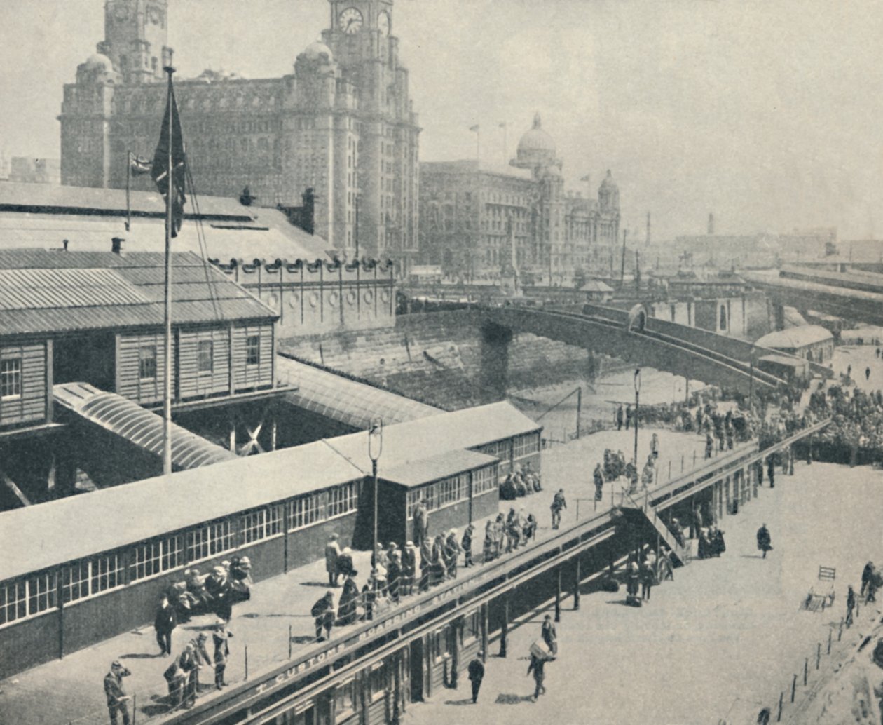 Liverpool Landing Stage is one of the most interesting river fronts in Great Britain by Unbekannt