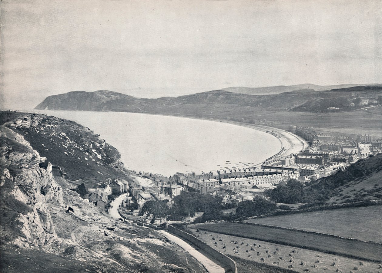 Llandudno - Looking Down from the Mountain, 1895 by Unbekannt