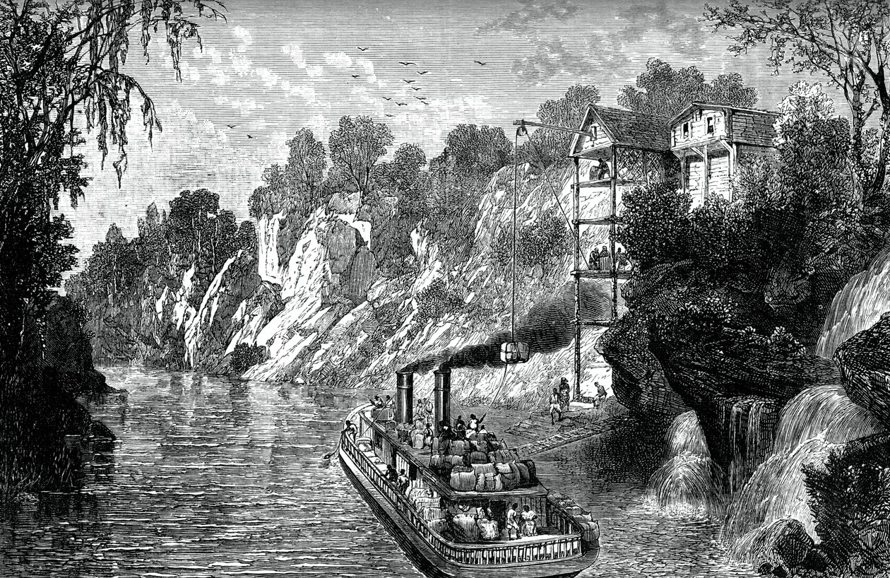 Loading a cotton steamer, c1880 by Unbekannt