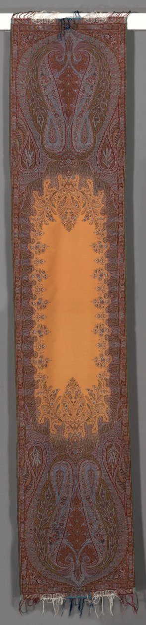 Long Stole with Botehs and Orange Center by Unbekannt
