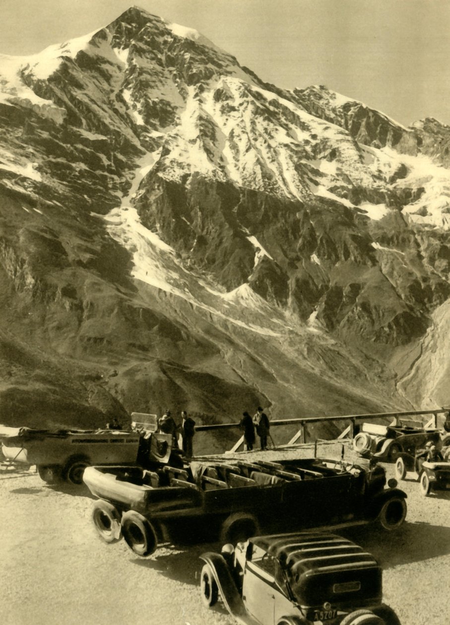 Look-Out Point at Hochmais on the Grossglockner Alpine Road, Austria by Unbekannt