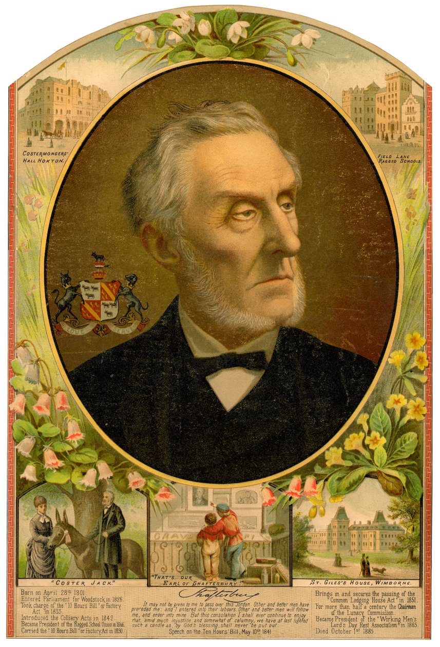 Lord Shaftesbury, British Conservative Statesman and Philanthropist, Late 19th Century by Unbekannt