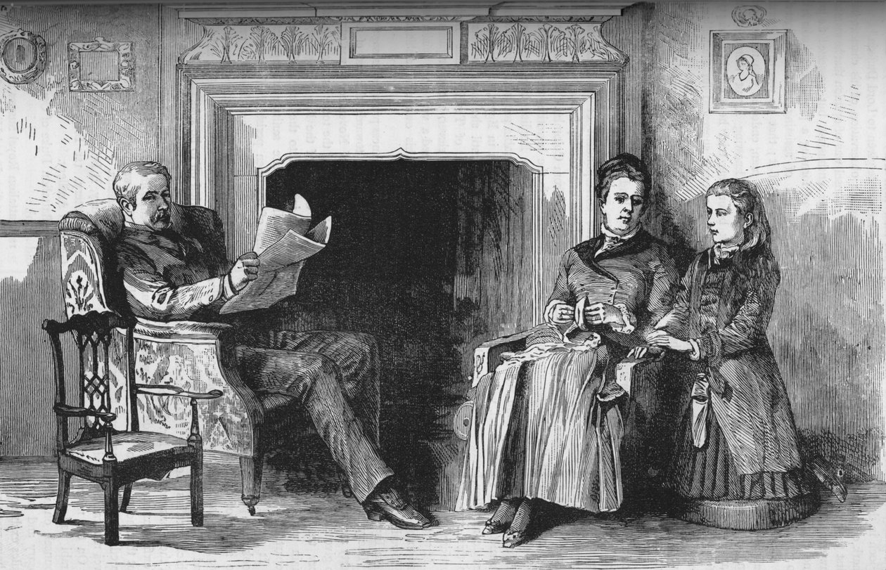 Lord and Lady Wolseley and their daughter by Unbekannt