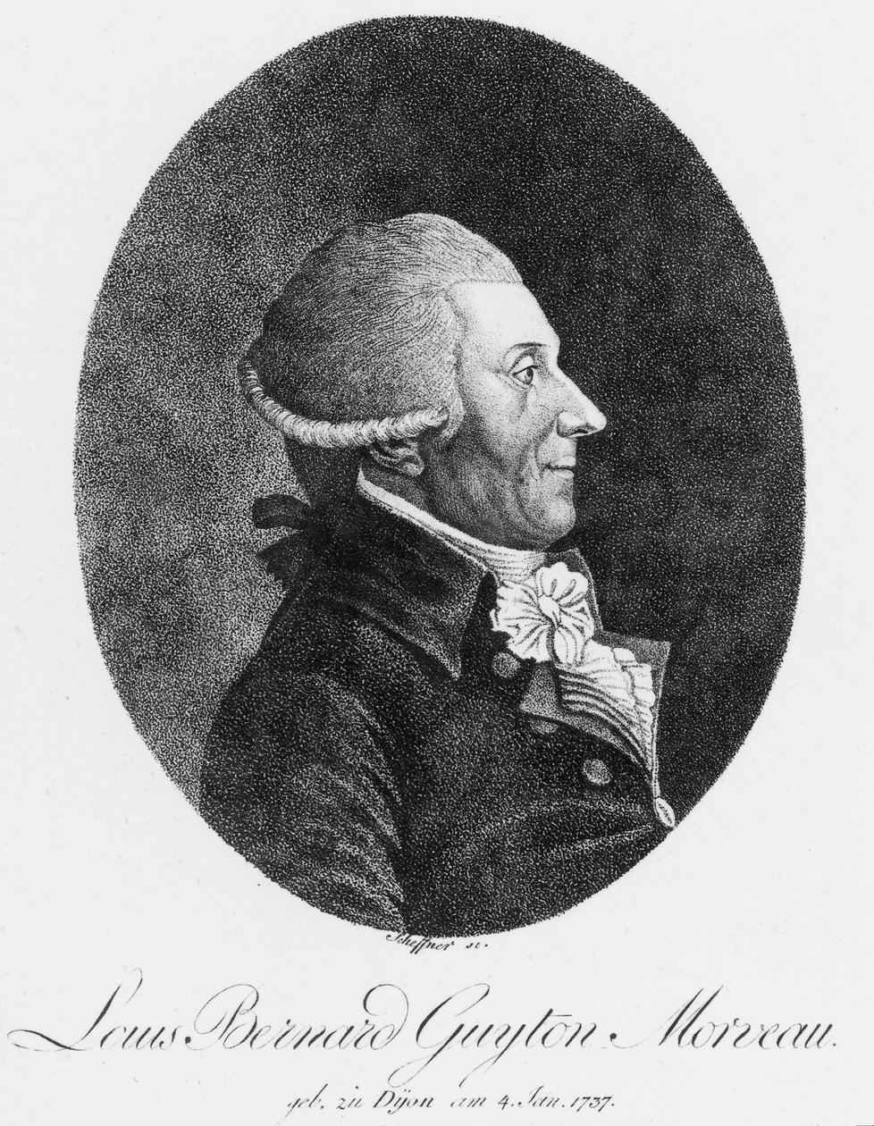 Louis Bernard Guyton Morveau, French chemist and lawyer by Unbekannt