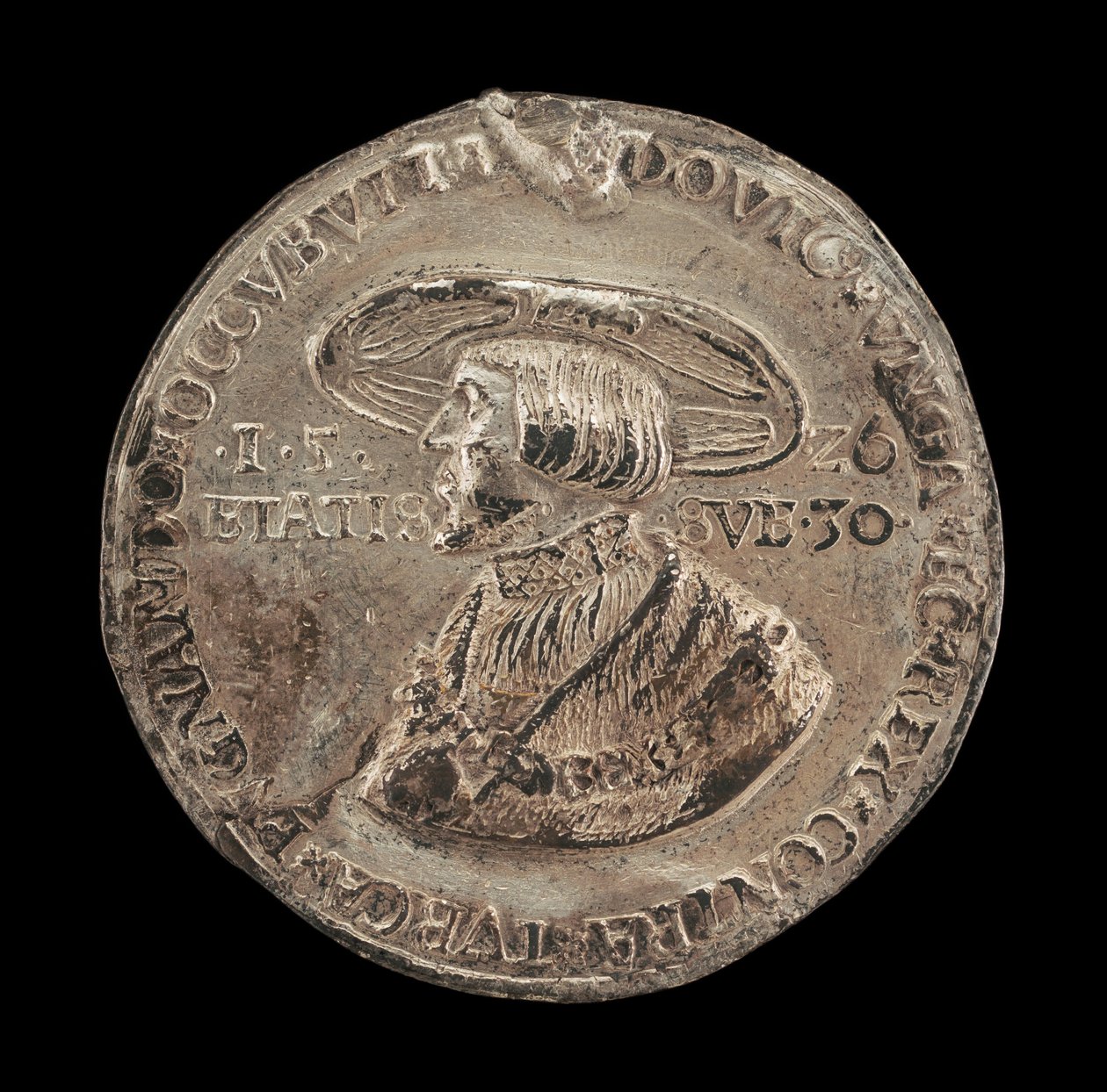 Louis II, King of Hungary and Bohemia (obverse) by Unbekannt