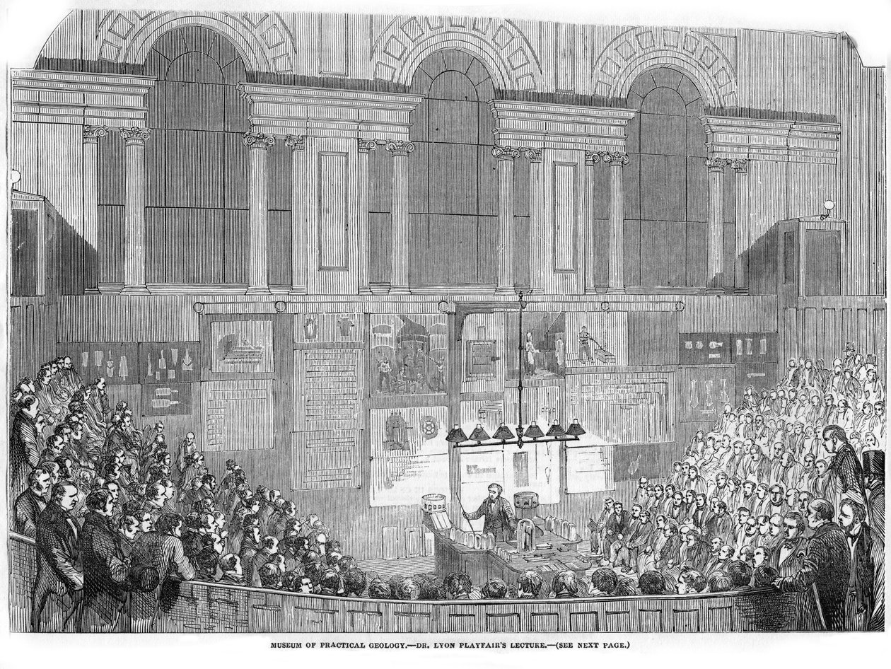 Lyon Playfair, Scottish chemist and politician, lecturing, 1852 by Unbekannt