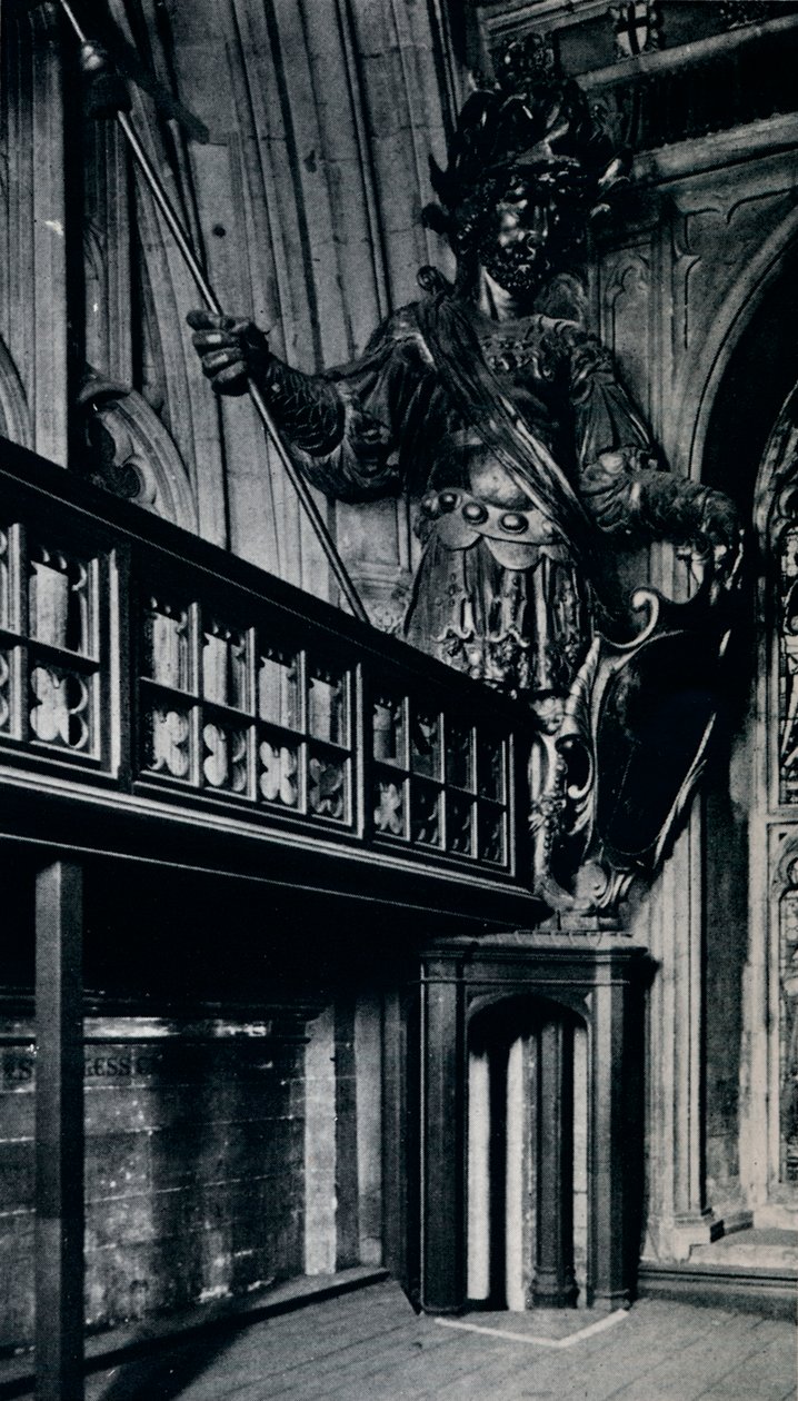 Magog Corineus, one of the two City giants burnt in the London Guildhall fire by Unbekannt