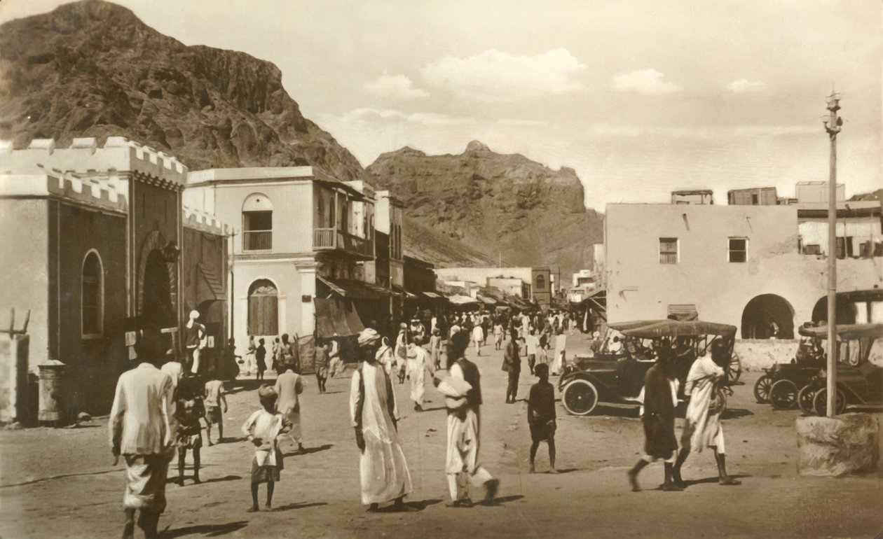Main Street, Crater, Aden by Unbekannt
