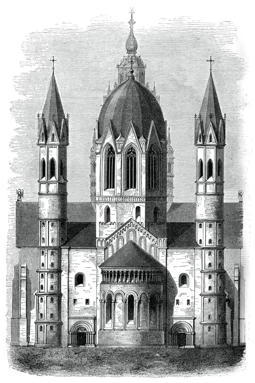 Mainz Cathedral, Rhine, Germany by Unbekannt