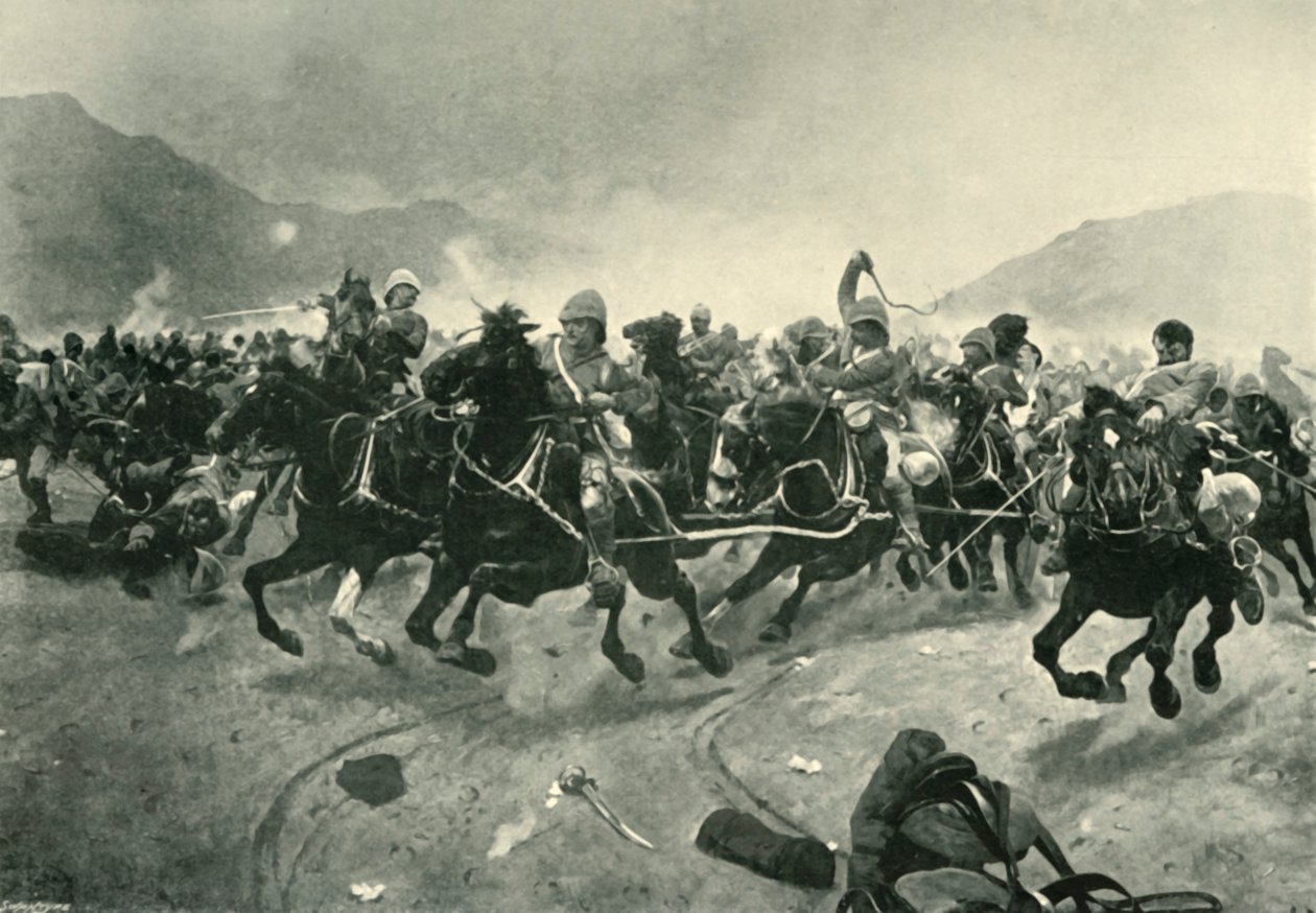 Maiwand - Saving the Guns, 1901 by Unbekannt