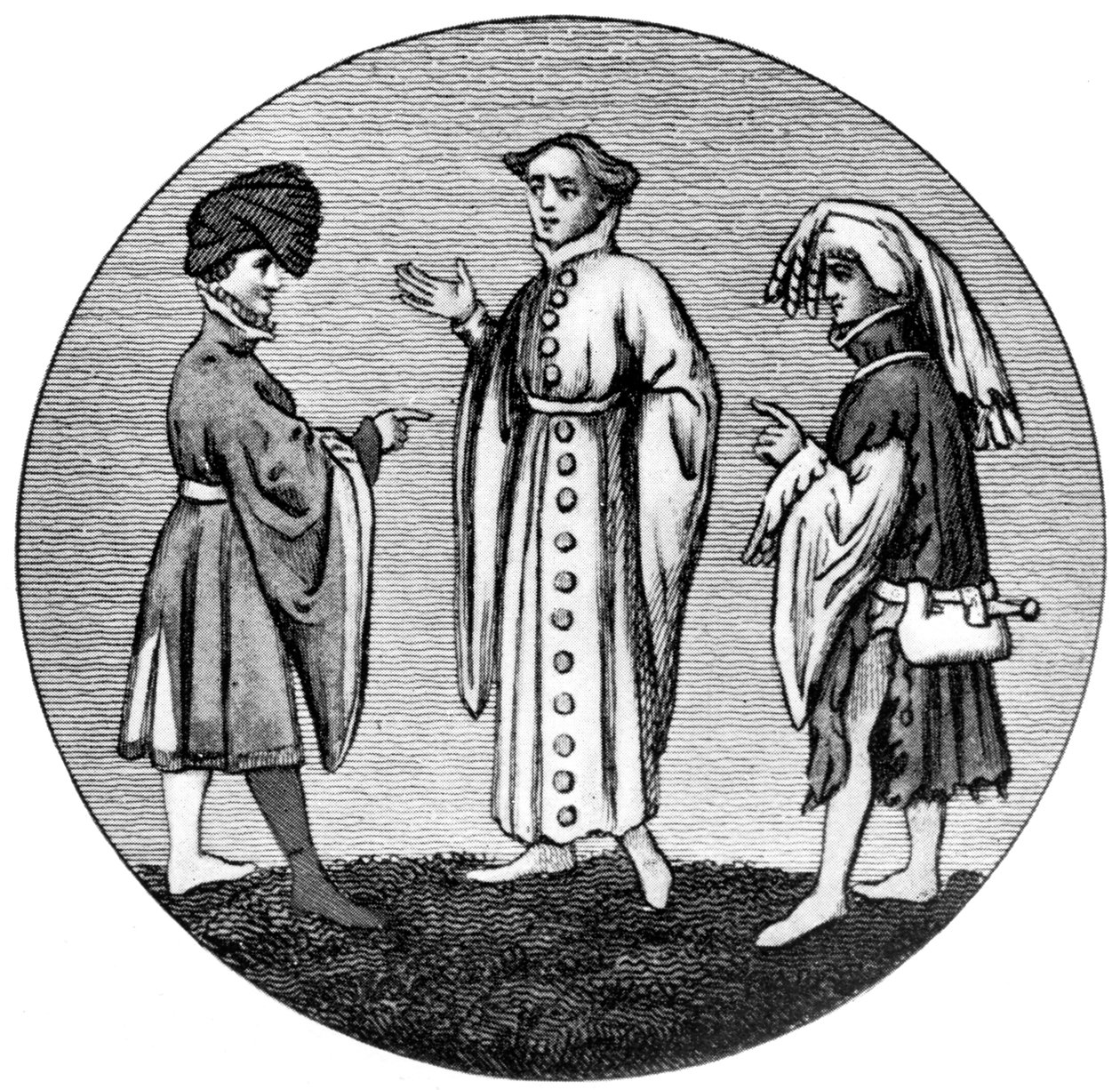 Male dress, late 14th century by Unbekannt