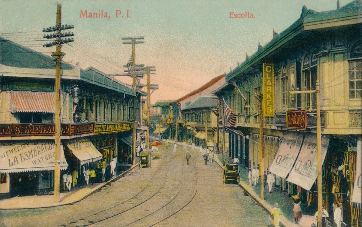 Manila, P.I. Escolta, c1912 by Unbekannt
