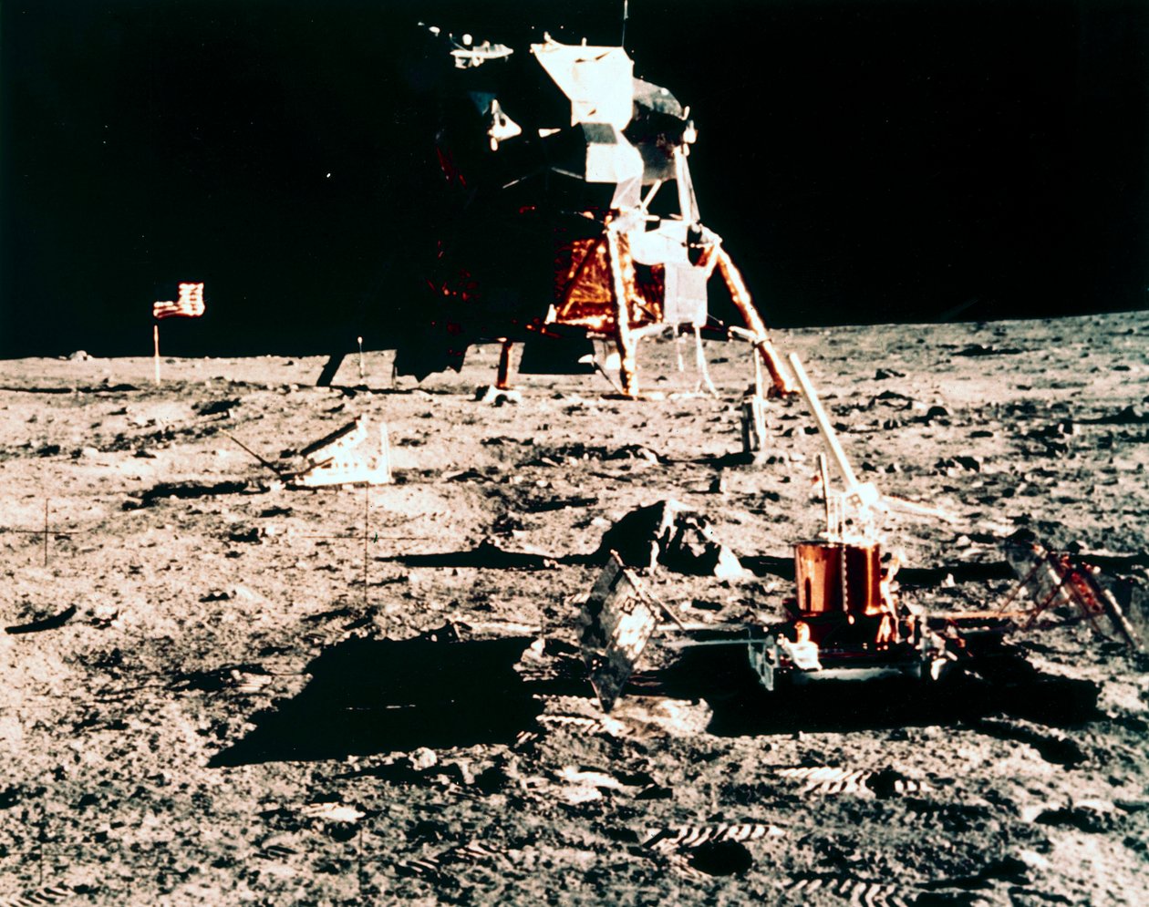 Manned Space Flight, USA, Apollo 11 lunar experiments by Unbekannt
