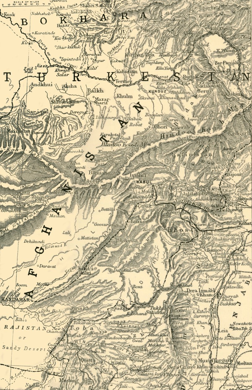 Map Indicating General Roberts