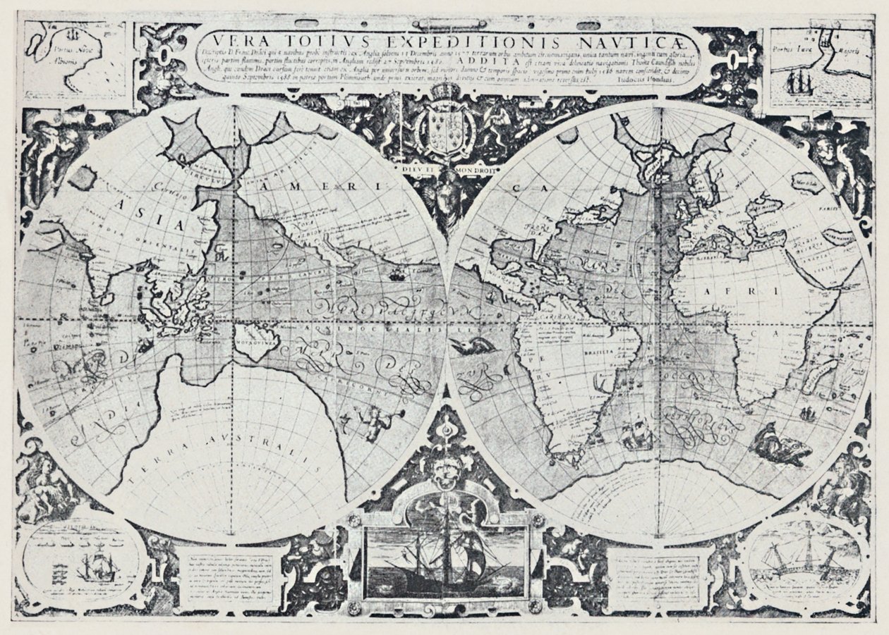 Map Showing Drake