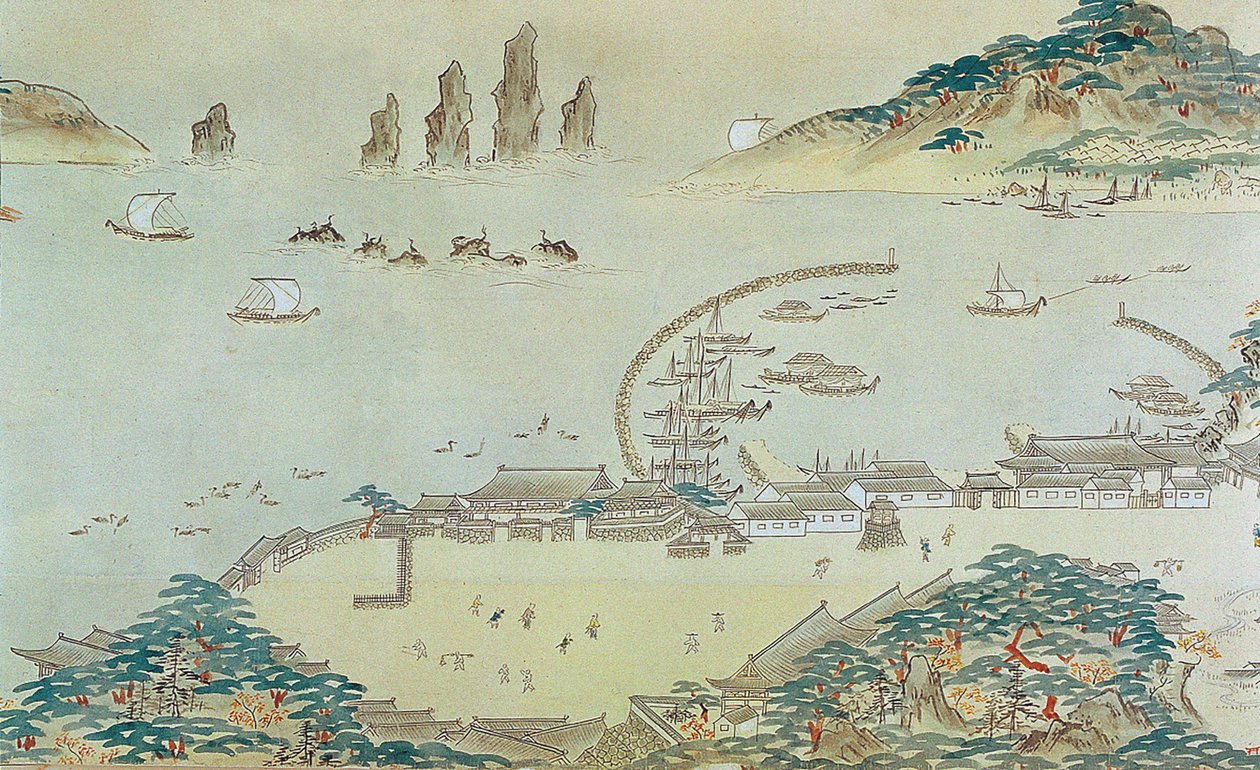 Map of the Choryang Waegwan and Its Surrounding Area in Busan during the Joseon..., 19th century by Unbekannt