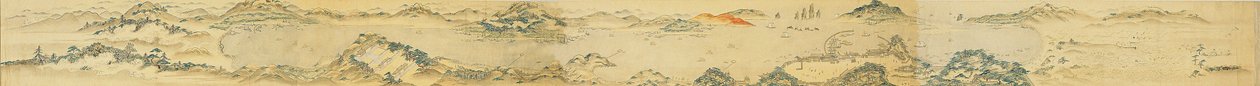 Map of the Choryang Waegwan and its surrounding area in Busan during the Joseon by Unbekannt