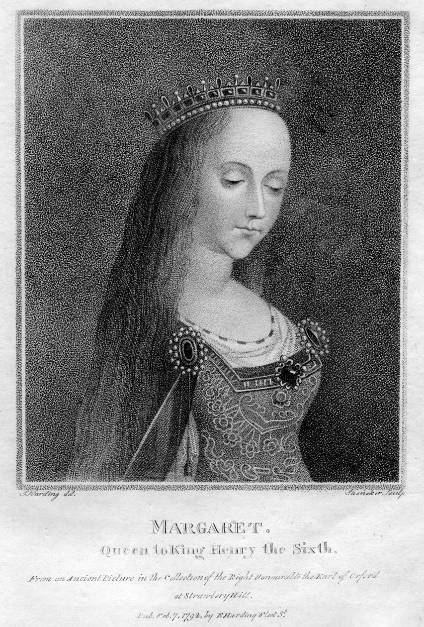 Margaret of Anjou, Queen Consort of Henry VI, 1792 by Unbekannt