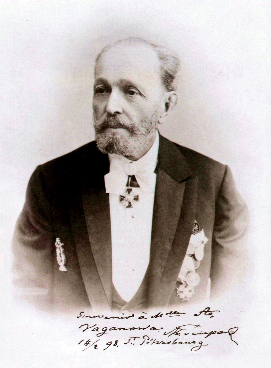 Marius Petipa, Russian ballet dancer and choreographer, 1898 by Unbekannt