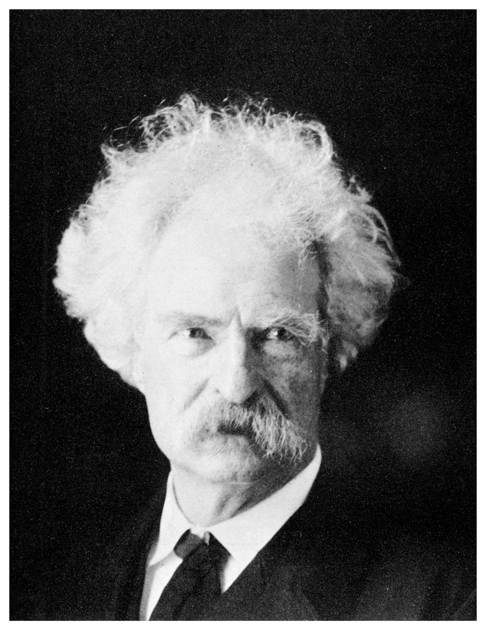 Mark Twain, American novelist, in his later years, c. 1890s by Unbekannt