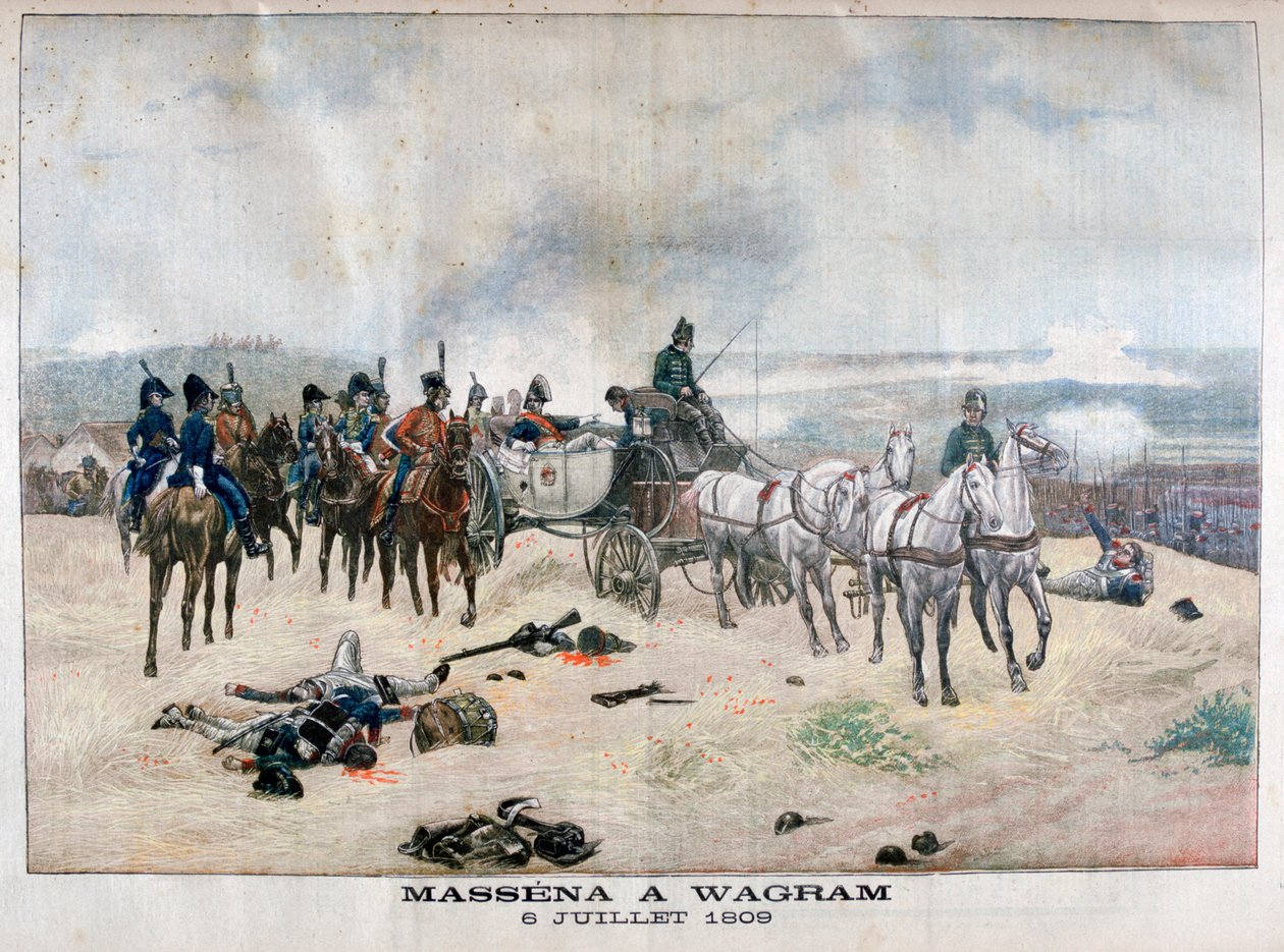 Marshal Massena at the Battle of Wagram, Austria, 5th-6th July 1809 by Unbekannt