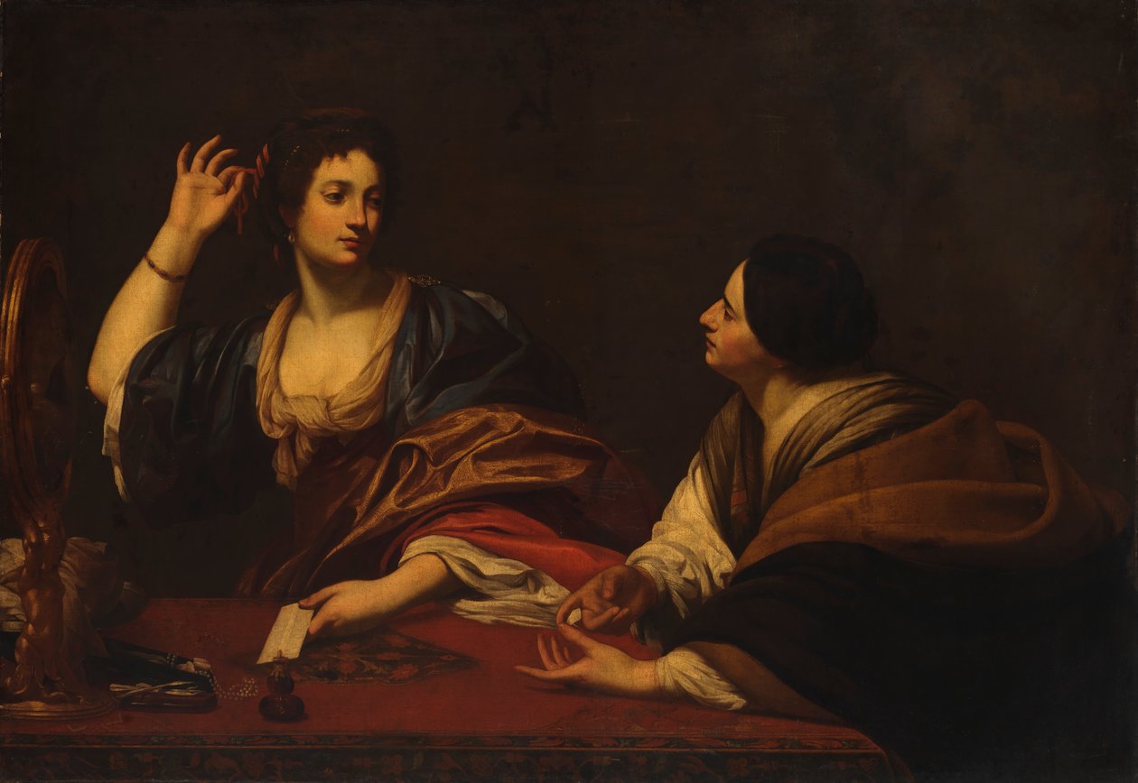 Martha Scolding Her Vain Sister Mary Magdalene by Unbekannt